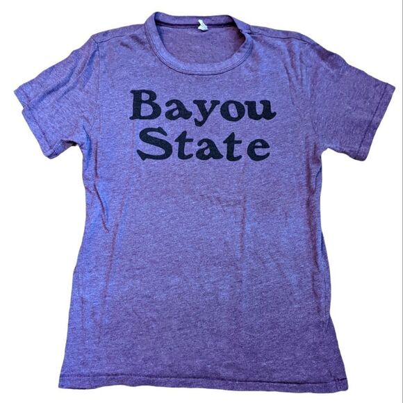 🛍️BAYOU STATE RETRO FIT VINTAGE TEE - Picture 1 of 1